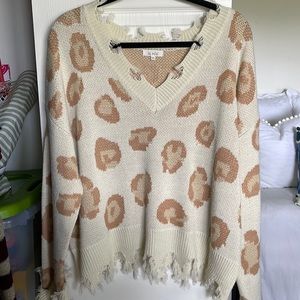 Cheetah Sweater
